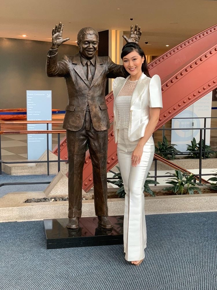 Karen Ibasco United Nations Set with Swarovski