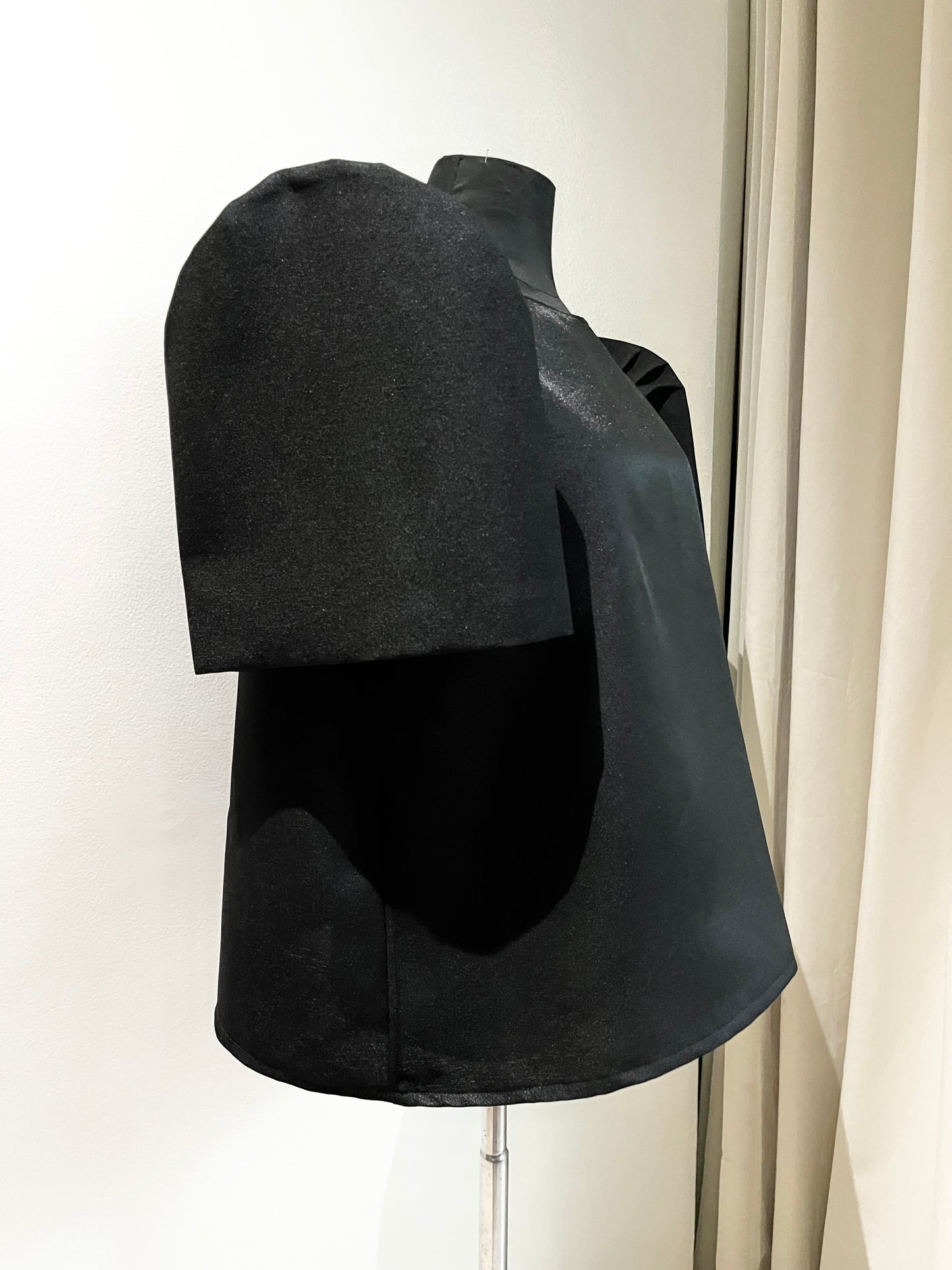 Filipiniana Daily Plus Size Trapeze in Midnight Black Italian Gazaar