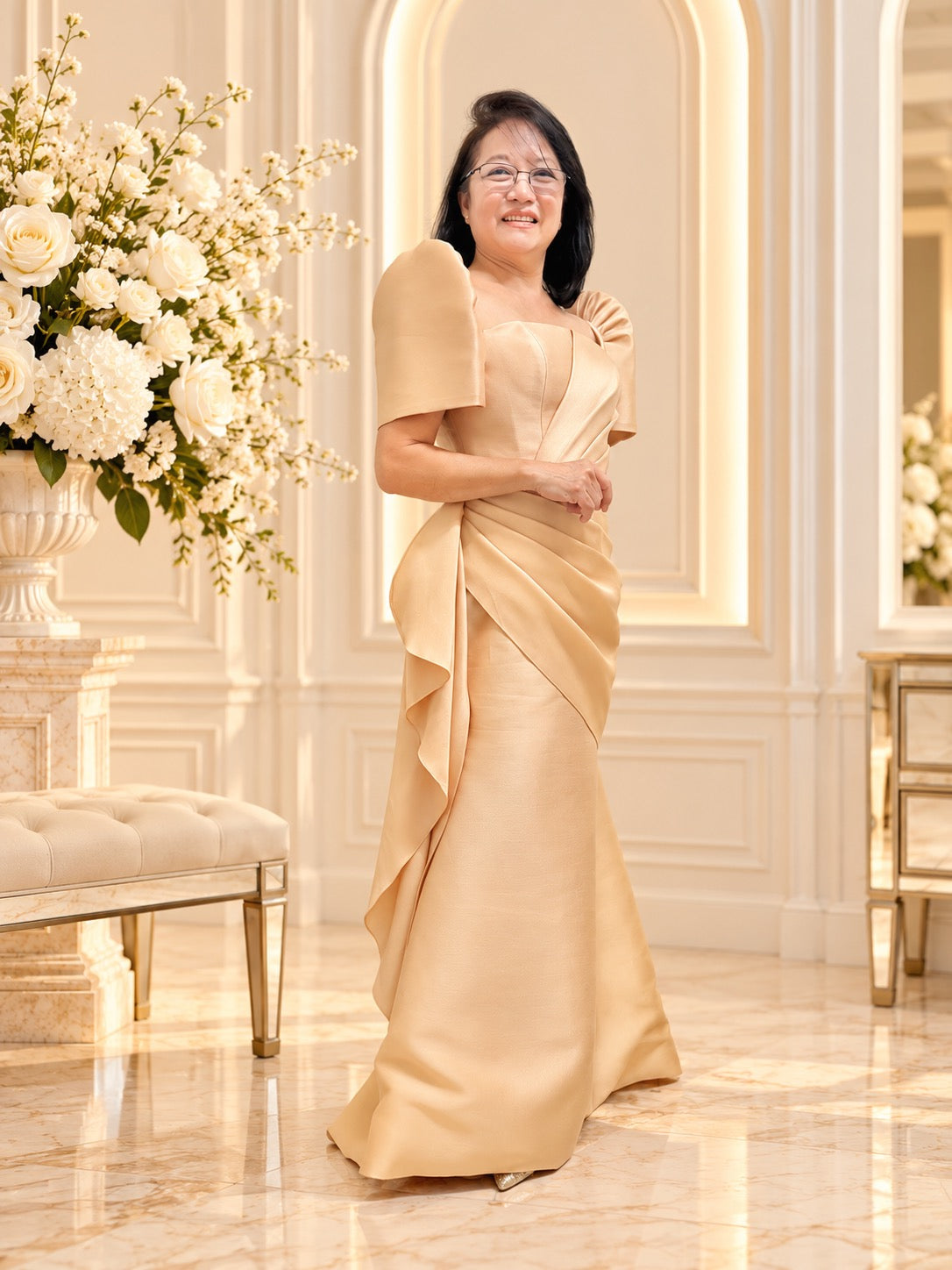 The Custom Draped Filipiniana