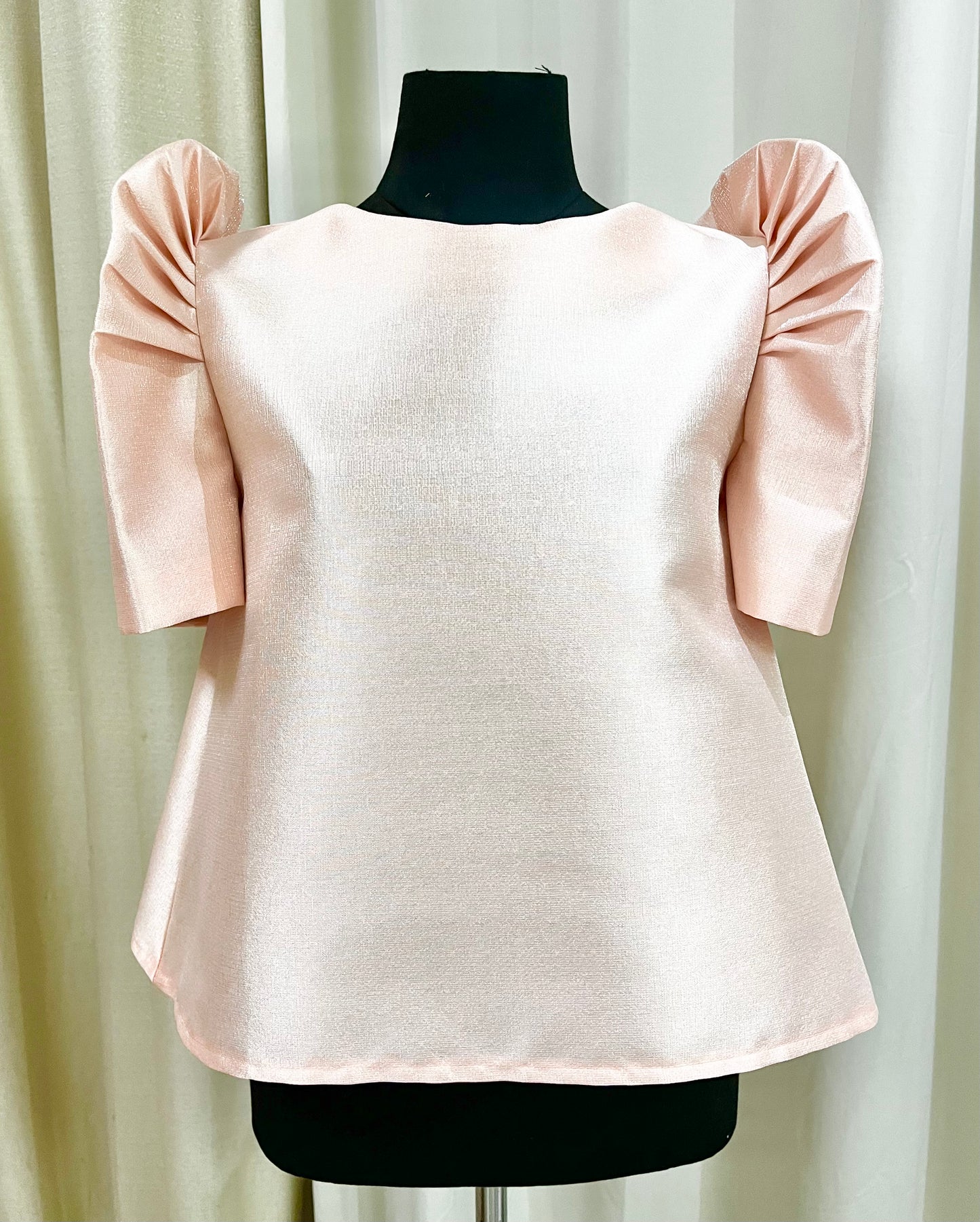 Metallic Gazaar Trapeze Peach 15