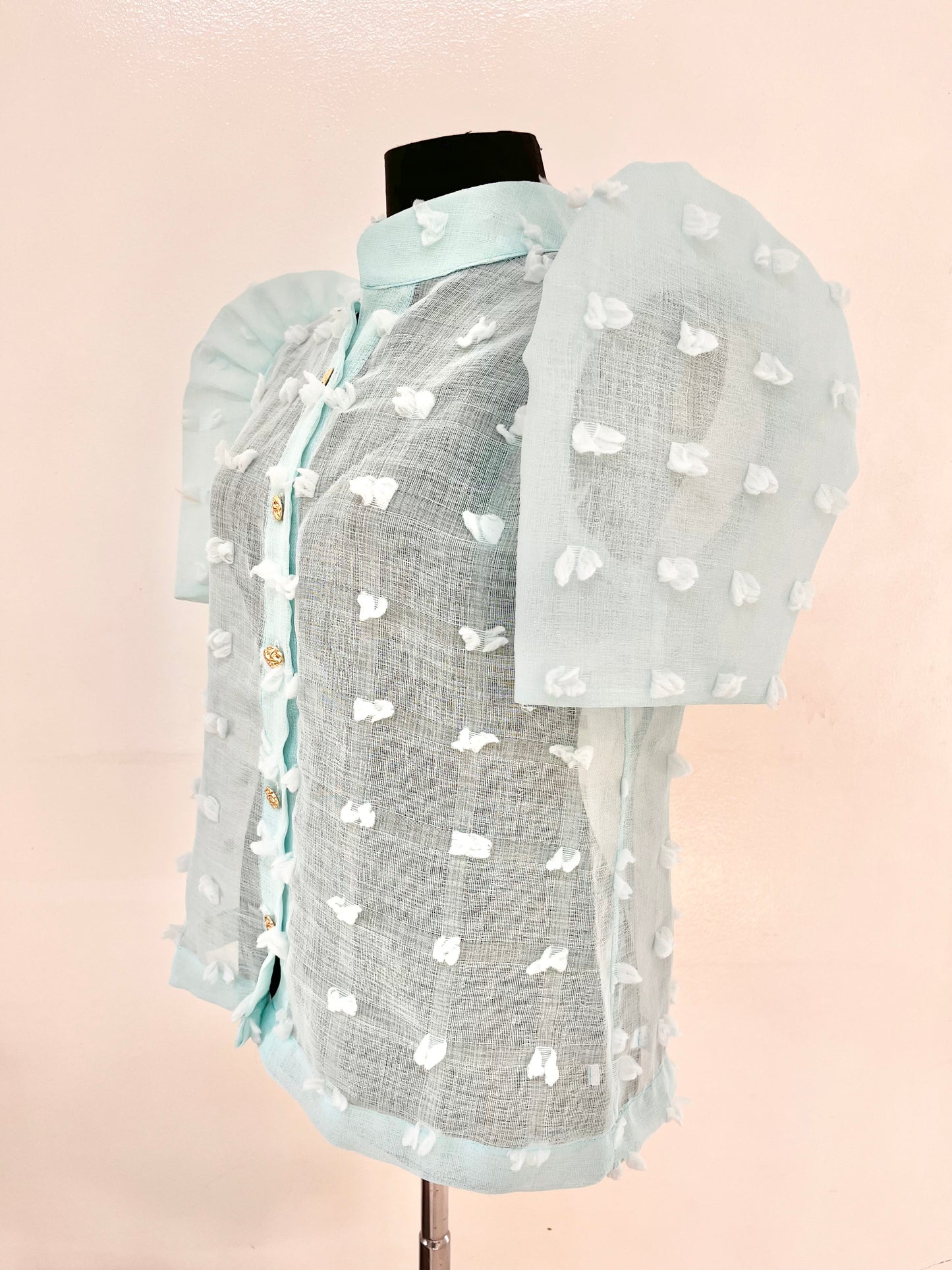 High Collar Filipiniana Large