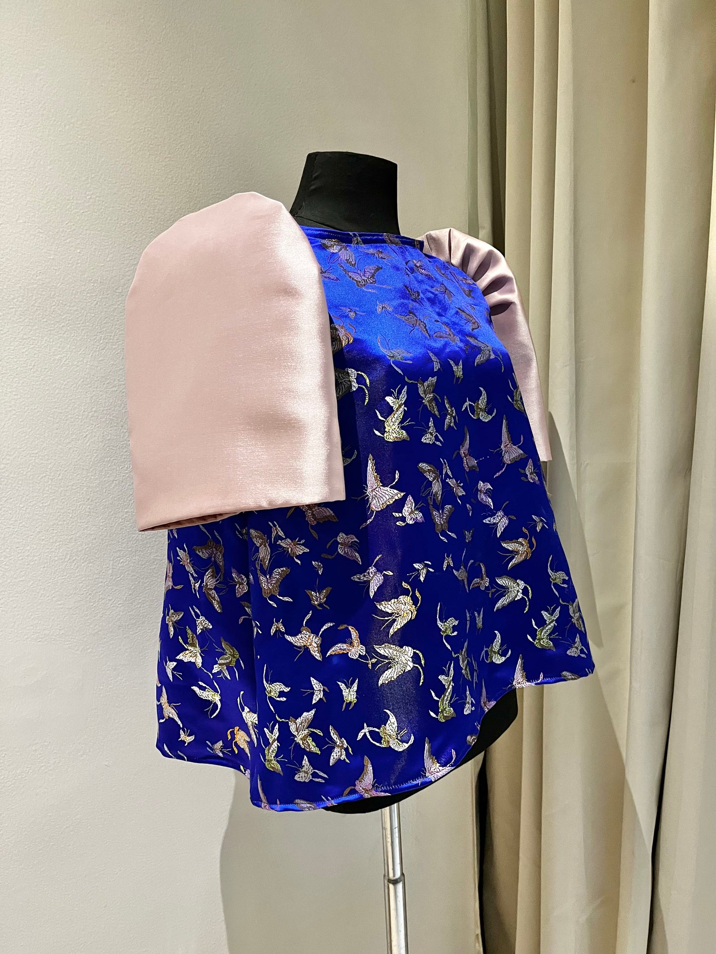 Filipiniana Daily Two Tone Cropped Trapeze Softened Filipiniana