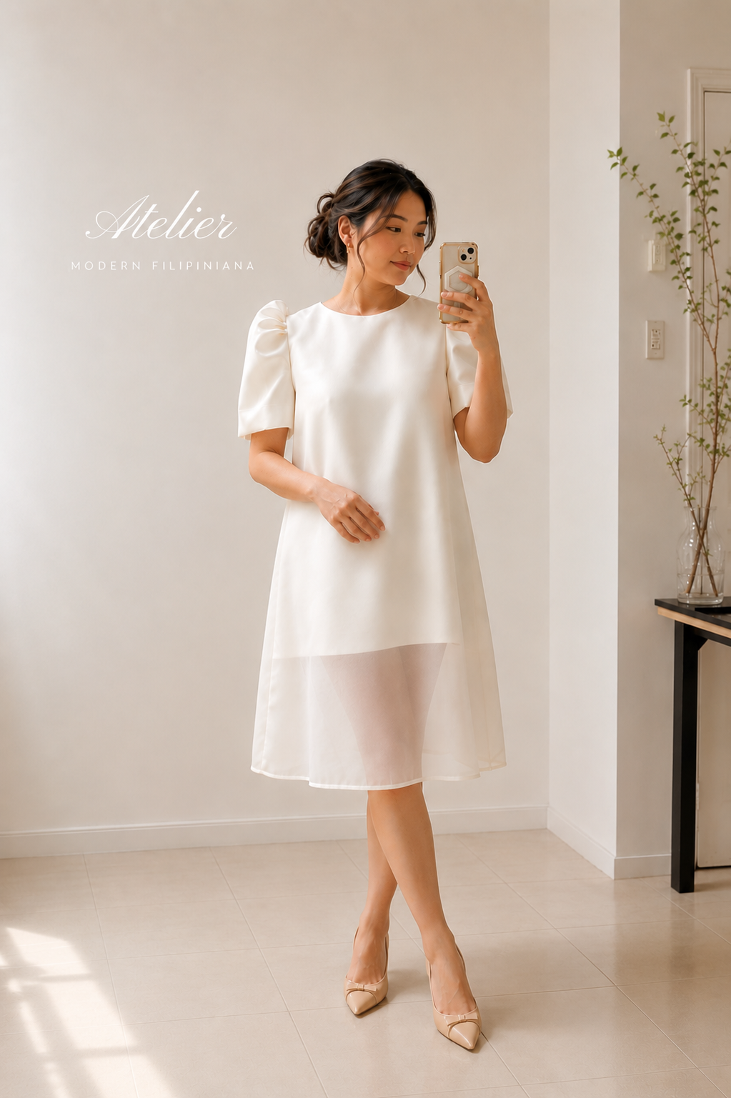 Marian Trapeze Dress Pull out