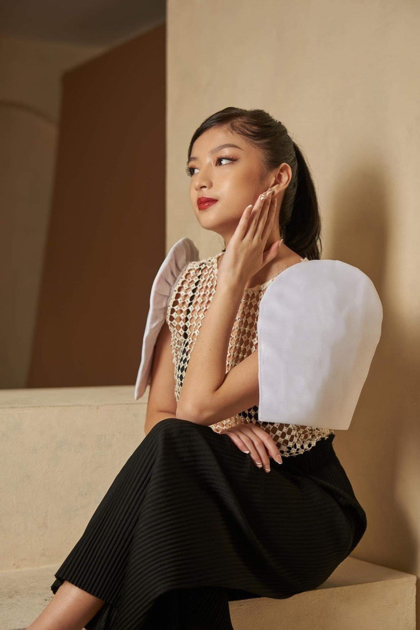 Cheska Top with Crystals