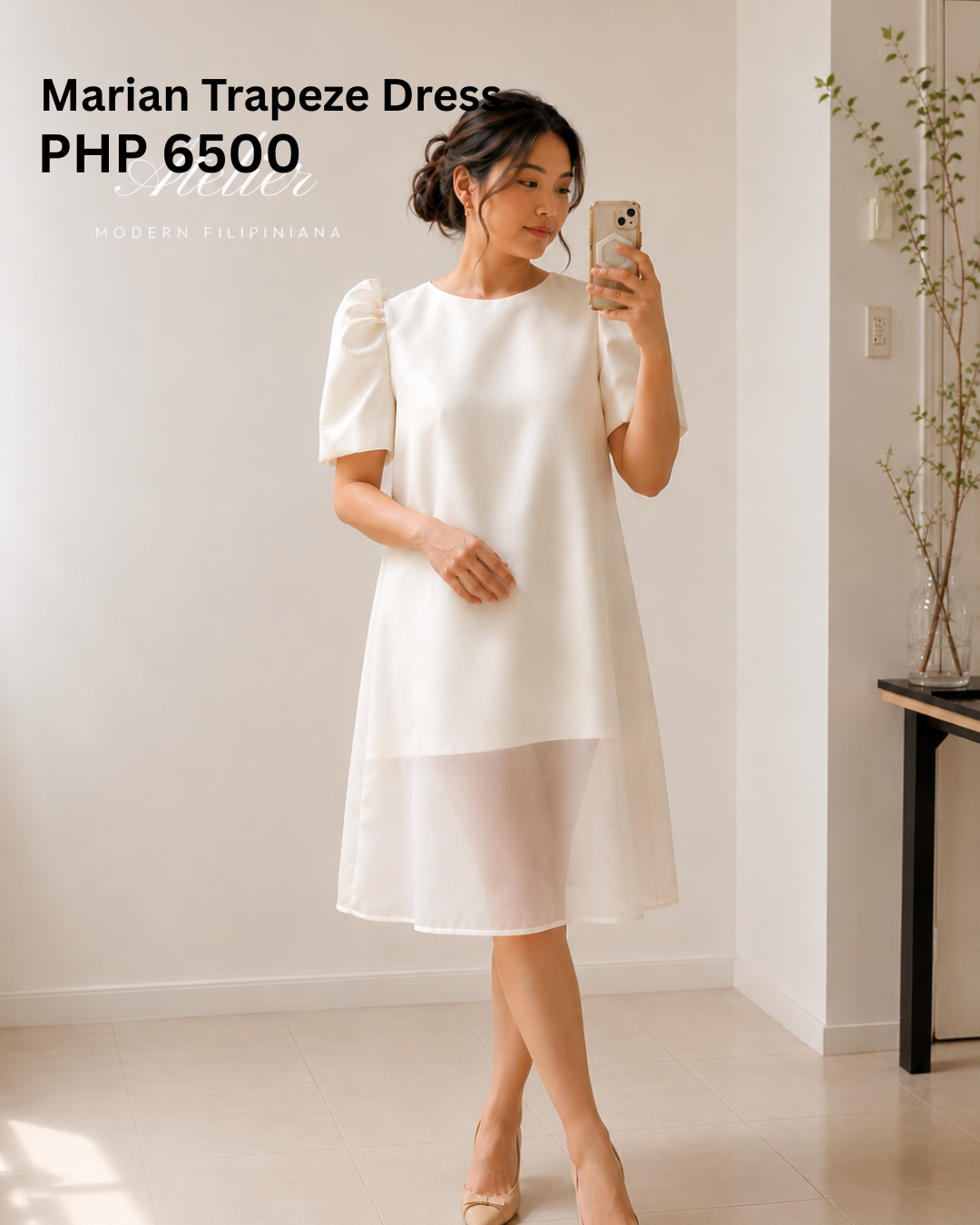 Marian Trapeze Dress Pull out