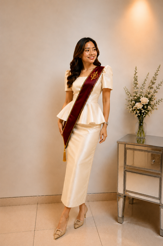 Peplum Graduation Set