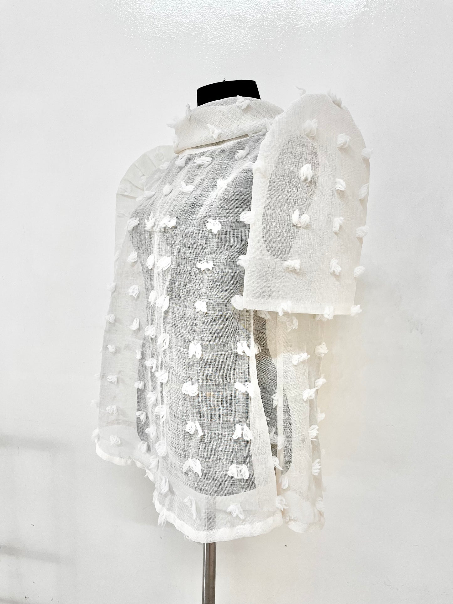 Habi Shawl Collar Modern Filipiniana Top