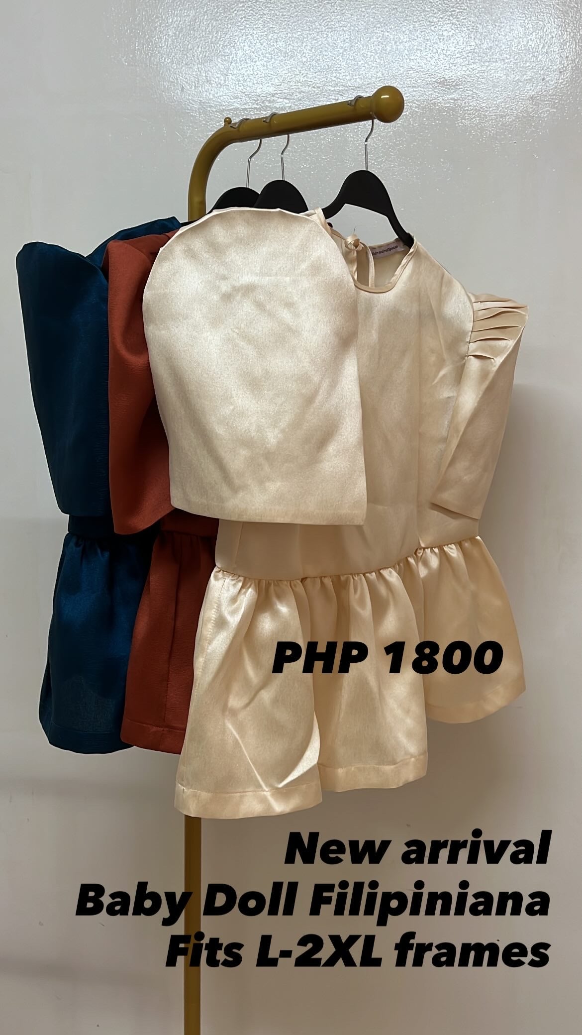 Baby Doll Modern Filipiniana L-2XL