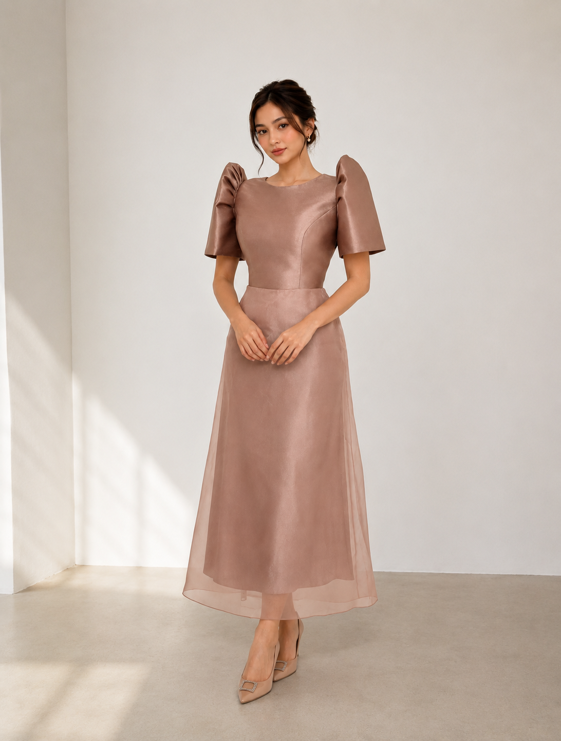 Bettina Bateau in Ecru